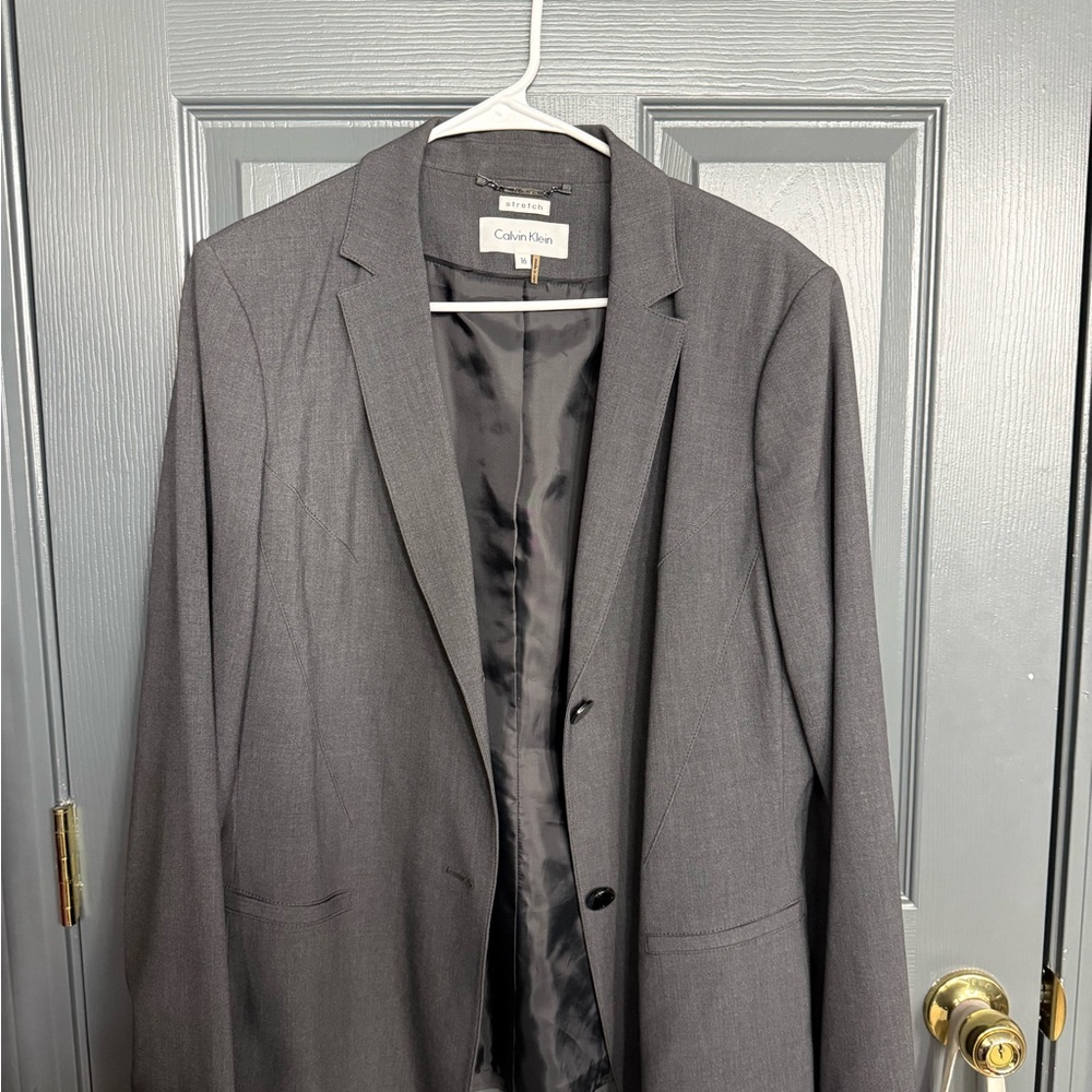 Calvin Klein Charcoal Blazer